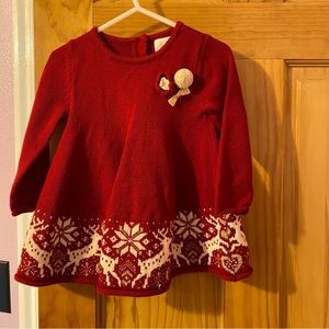 Knit Christmas dress
